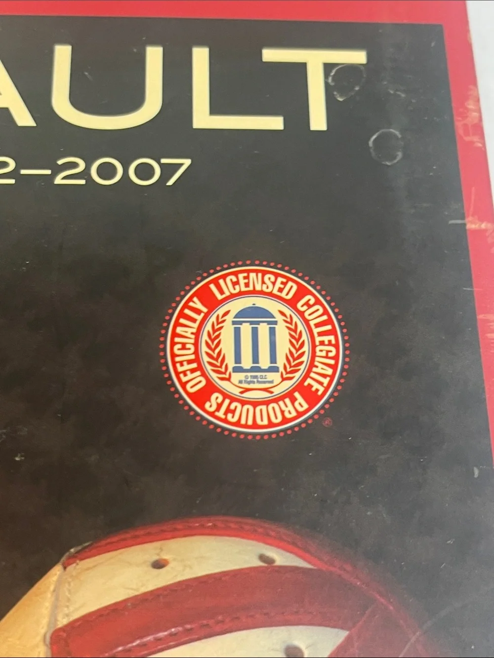 Football Vault - Crimson Hardcover Coffee Table Book